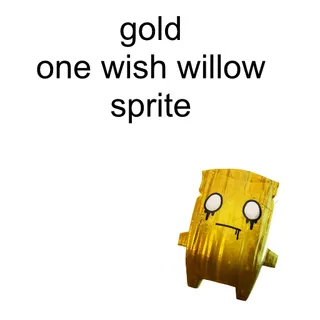 Gold One Wish Willow Sprite