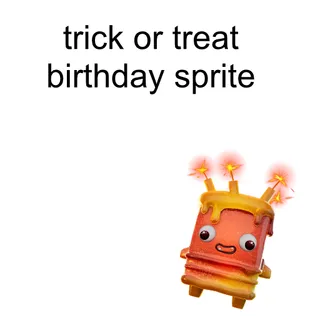 Trick Or Treat Birthday Sprite