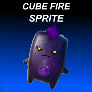 Cube Fire Sprite