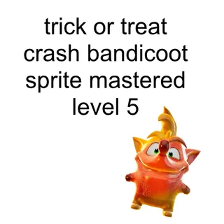 Trick Or Treat Crash Bandicoot Sprite