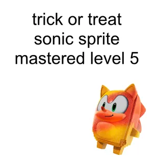 Trick Or Treat Sonic Sprite