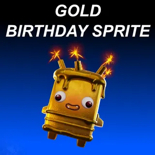 Gold Birthday Sprite