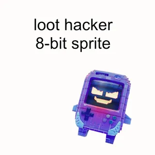 Loot Hacker 8-Bit Sprite