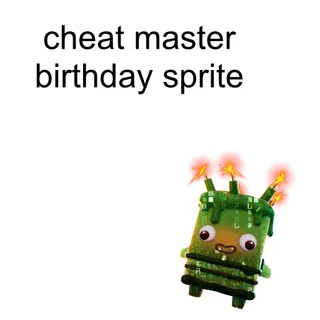 Cheat Master Birthday Sprite