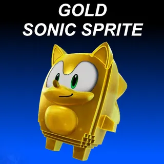 Gold Sonic Sprite