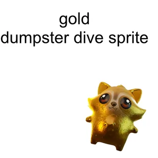 Gold Dumpster Dive Sprite