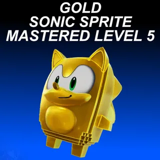Gold Sonic Sprite