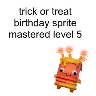 Trick Or Treat Birthday Sprite