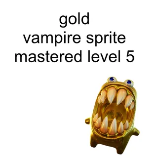 Gold Vampire Sprite