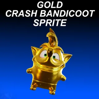 Gold Crash Bandicoot Sprite