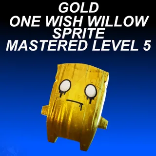 Gold One Wish Willow Sprite