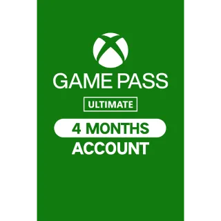 Xbox Game Pass Ultimate - 4 Months - Account - XGPU - Full Access! - Global 