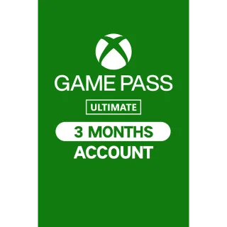 Xbox Game Pass Ultimate - 3 Months - Account - XGPU  - Full Access! - Global 