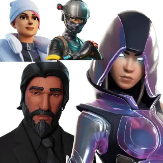 Fortnite Accounts 100-200 Skins Mail Access "Glow / The Reaper / Elite Agent / Blizzard Bomber"