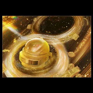 GOLDEN GALAXY NAMEPLATE