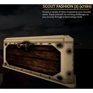 Scout Fashion [2]X100 Chest (Bulk Pack) - Unlock Exclusive Outfits | SHOP SHINO