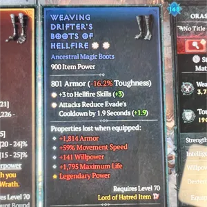 2Ga Boots Hellfire+3