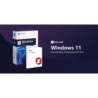 Microsoft Windows 11 Pro and Office Professional 2019 Plus 