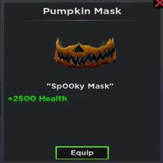 Limited Pumpkin Mask