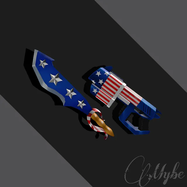 Mm2: Old Glory Set - Roblox Game Items - Gameflip