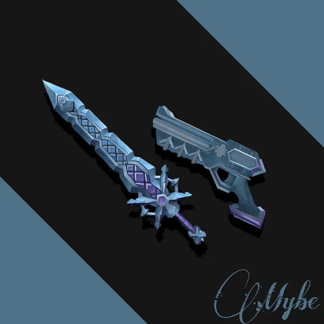 Mm2: Iceflake Set - Roblox Game Items - Gameflip