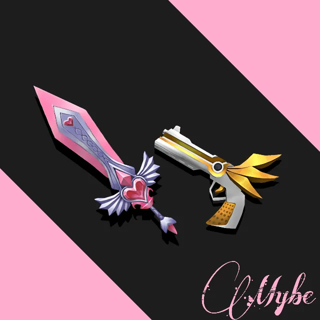 Mm2: Heartblade & Lightbringer - Roblox Game Items - Gameflip