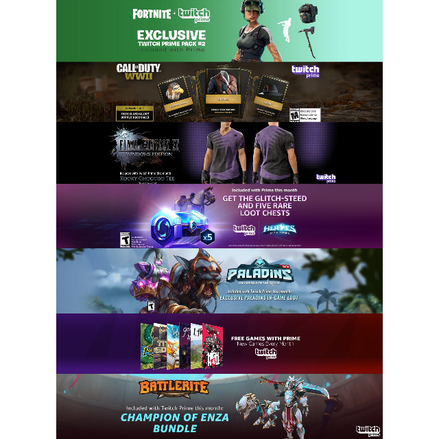 Twitch Prime Loot Fortnite Skin Instant Delivery Global Other Juegos Gameflip