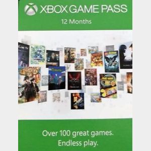 xbox game pass 12 months