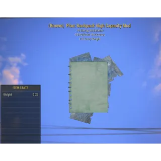 20 High Capacity Backpack Mod Plans