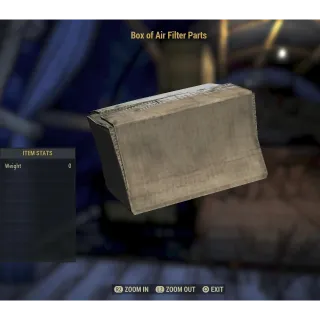 Box of Air Filter Parts Misc