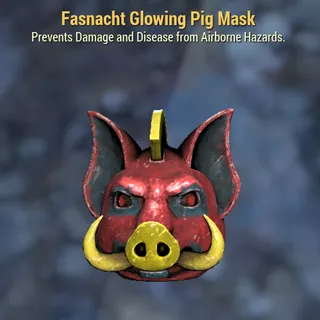 Glowing Pig Mask