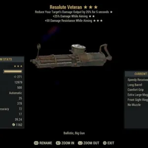 Legacy Resolute Veteran