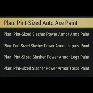 Pint Sized Slasher Power Armor Paints Set