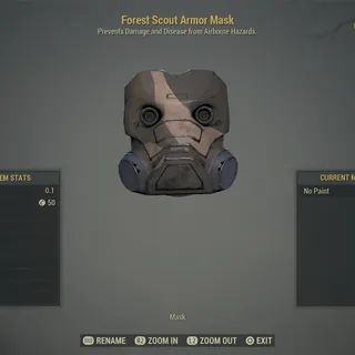 Forest Scout Armor Mask