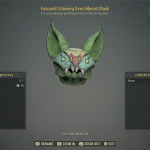 Glowing Scorchbeast Mask