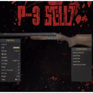 Legacy NW 3/5 Invalid Double Barrel Shotgun