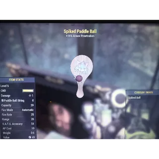 ULTRA RARE Spiked Paddle Ball