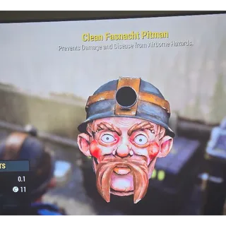 Clean Fasnacht Pitman Mask