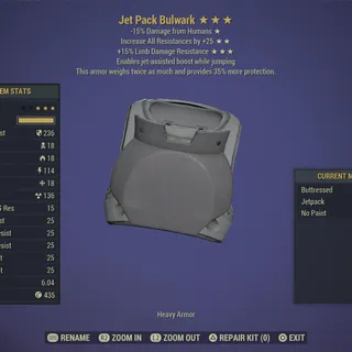 NEW Jetpack Bulwark Chest Piece