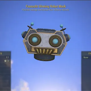 Glowing Robot Mask