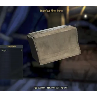 Box of Air Filter Parts Misc