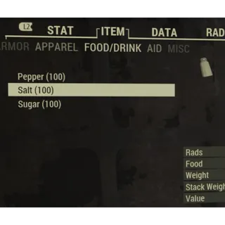 100 Salt, Pepper and Sugar