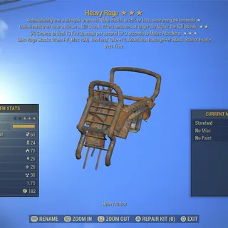 NEW Heavy Rage Chest Piece