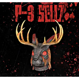 Glowing Jackalope Mask