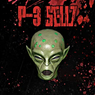 Glowing Alien Mask