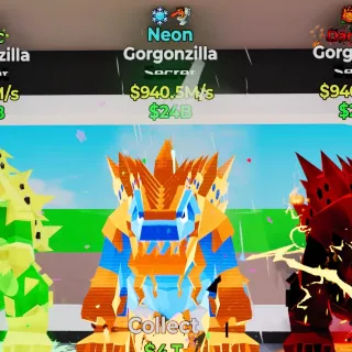 Neon Gorgonzilla w/ 2 traits