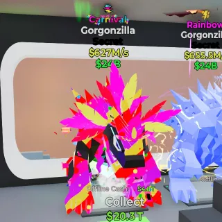 Carnival Gorgonzilla w/ Glitch Trait