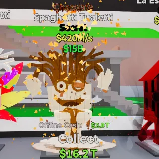 Chocolate Spaghetti Tualetti