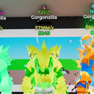 Toxic Gorgonzilla w/ Glitch Trait