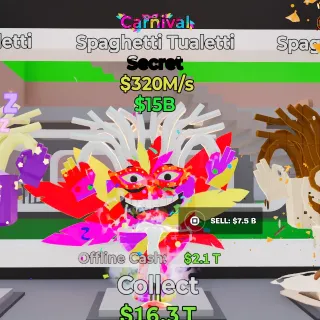 Carnival Spaghetti Tualetti